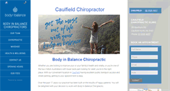 Desktop Screenshot of bodyinbalance.com.au